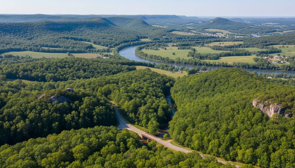 Knox County Tennessee service area landscape